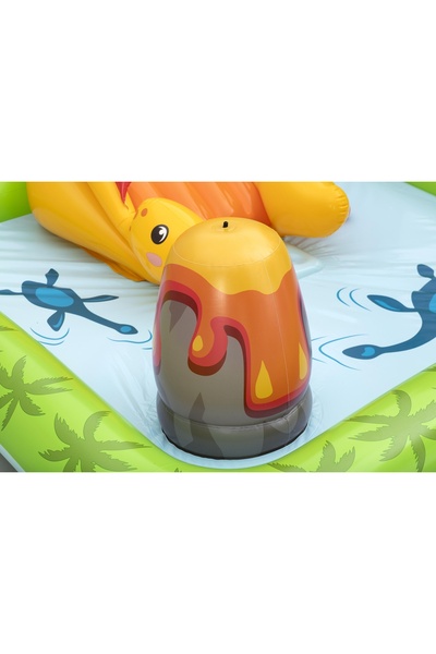 BESTWAY Grădină Loc de joacă pentru copii Dinozaur Tobogan pentru copii + Pis...