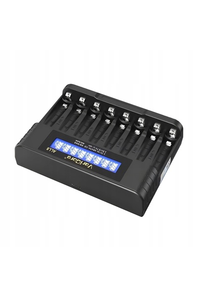 NO BRAND Încărcător universal VariCore ALL8 pentru baterii Ni-MH AA AAA Li-io...