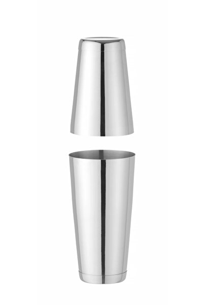HENDI Shaker Boston cu 2 secțiuni pentru cocktailuri Tin on Tin 0.8 l - argintiu