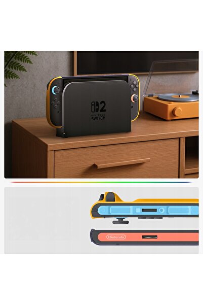 NO BRAND Husă pentru Nintendo Switch 2, Spigen Nano Pop, elegantă, subțire, b...