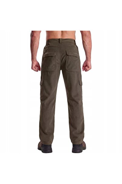 NO BRAND Pantaloni tactici bărbați softshell căptușiți cu fleece 6 buzunare X...