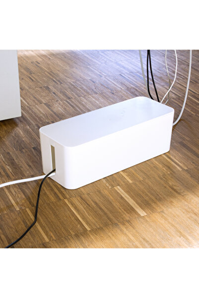 LogiLink Organizator de cabluri maskunca, container sub birou, cutie pentru g...