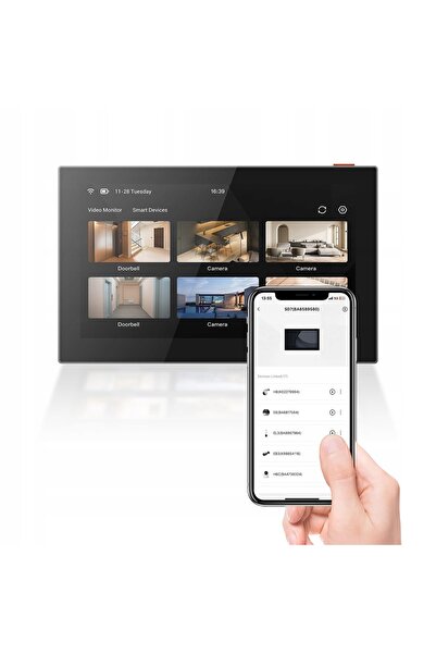 EZVIZ Monitor wireless SD7 cu panou tactil, cameră și interfon video M2601