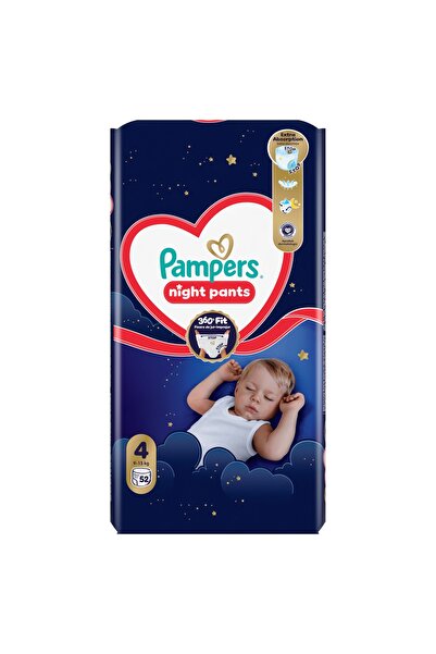 Pampers Scutece-chiloțel de noapte 4 (52 bucăți)