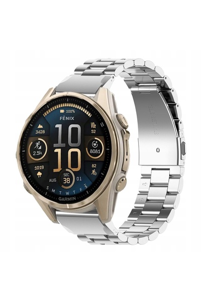 bizon Curea metalică Bison pentru smartwatch QuickFit 20mm