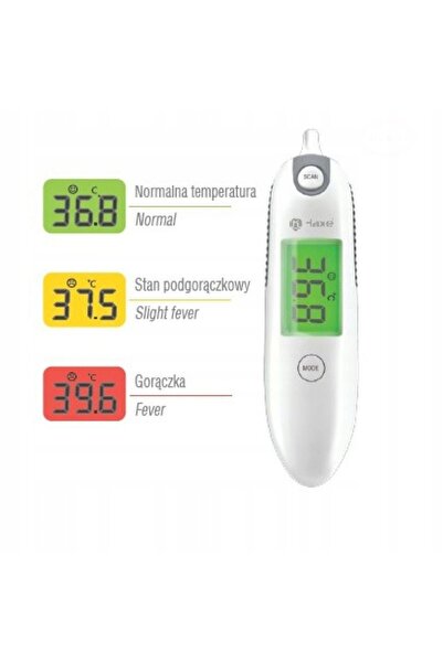 Haxe Senzor de temperatură fără contact pentru ureche, 7 în 1, infraroșu, uni...
