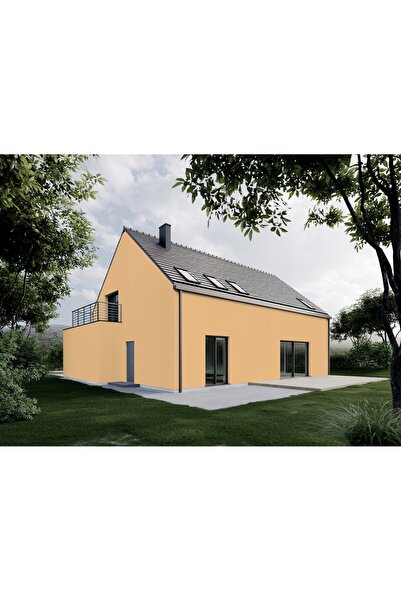 NO BRAND GRUNT POD Vopsea pentru exterior siliconică Portocaliu deschis F764 10L