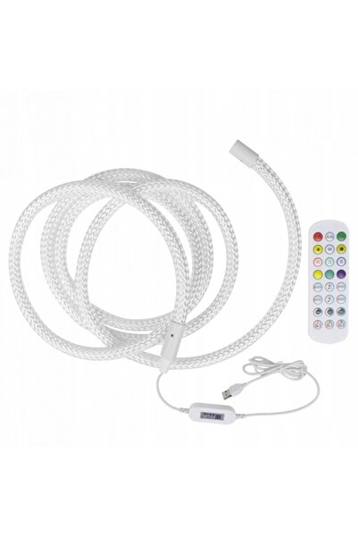 ecolight LINA LED – Șir RGB neon colorat, controlat prin telecomandă, 3 m, 5 ...