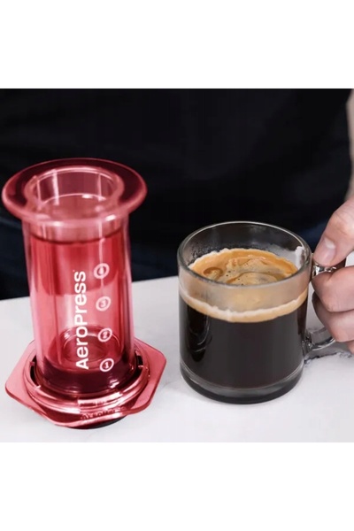 NO BRAND AEROPRESS infuzor Roșu transparent