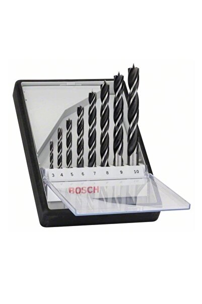 Bosch Set de 8 burghie spiralate pentru lemn