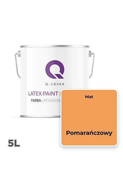 NO BRAND Vopsea lavabilă, rezistentă la pete, pentru pereți, culoare portocal...