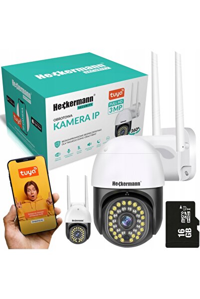 NO BRAND Cameră externă rotativă IP WiFi 3MP TUYA PL
