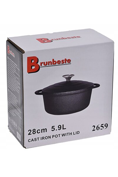 Brunbeste GARNER OALĂ TRADIȚIONALĂ REZISTENTĂ PENTRU TĂMÂIE 5.9L 28cm Inducți...