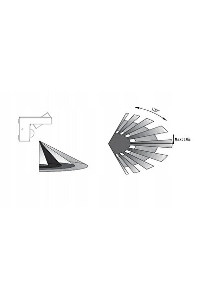 NO BRAND Aplică de perete exterioară KINKIET SU-MA RN20-KPIR 21W LED 4000K