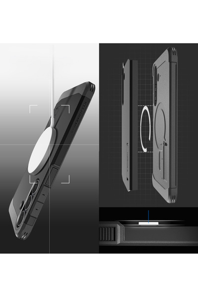 Spigen Husă pentru Galaxy S25 FE, Tough Armor Mag, compatibilă MagSafe, blind...