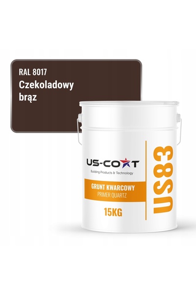 NO BRAND QUARTZ GRUNT PENTRU VOPSEA SILICONICĂ MARO CIOCOLATĂ RAL8017 15KG PR...