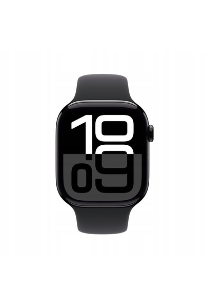 Apple Ceas 10 42/Onyx Aluminiu/Brățară sport neagră S/M GPS