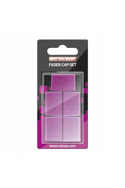 NO BRAND Set de capace pentru fader Reloop, mov – capace pentru fader, 5 bucăți