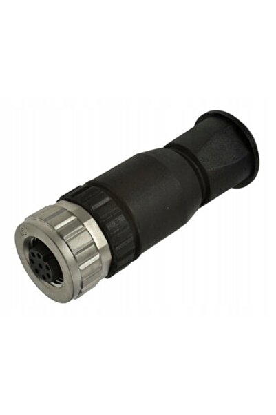 NO BRAND Conector mamă drept M12 cu 8 pini (43-00130) Conec
