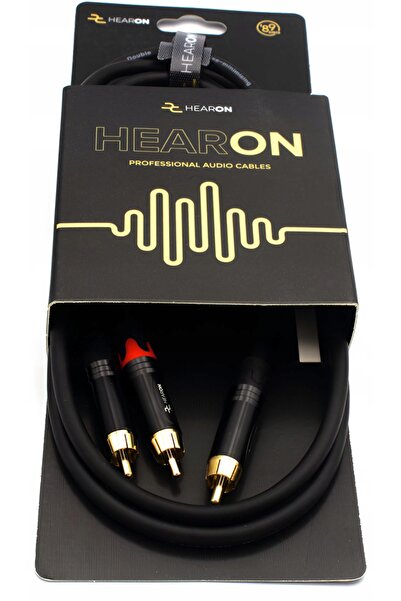 NO BRAND HEARON Select Cablu splitter tip Y 1xRCA la 2xRCA 2m pentru Subwoofer