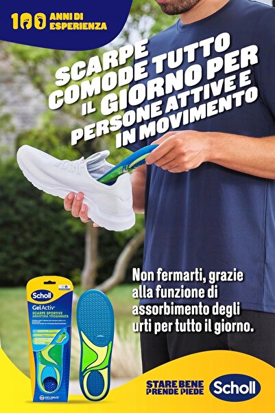 Scholl GelActiv Everyday inserții pentru bărbați L DE