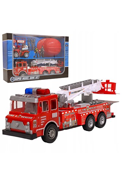 NO BRAND Set Pompier Mic AUTO FIRE DEPARTMENT Camion de Pompieri Accesorii Qu...