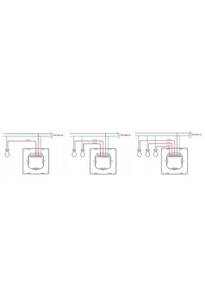 Sonoff M5-3C-86W Comutator WiFi cu 3 căi pentru automatizarea locuinței Matter