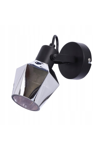 NO BRAND Aplică de perete Candellux neagră E14 15 W