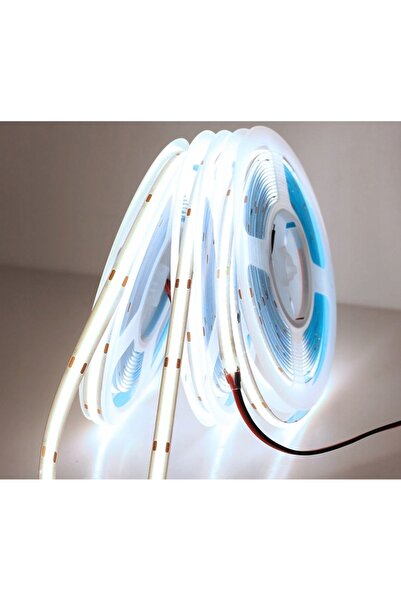 NO BRAND Bandă LED COB 10W/m culoare 3000K caldă profesională 850lm/m 12V rol...