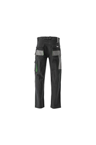 yato Pantaloni de lucru XXL PALEA 100% bumbac 9 buzunare cu inserții pentru g...
