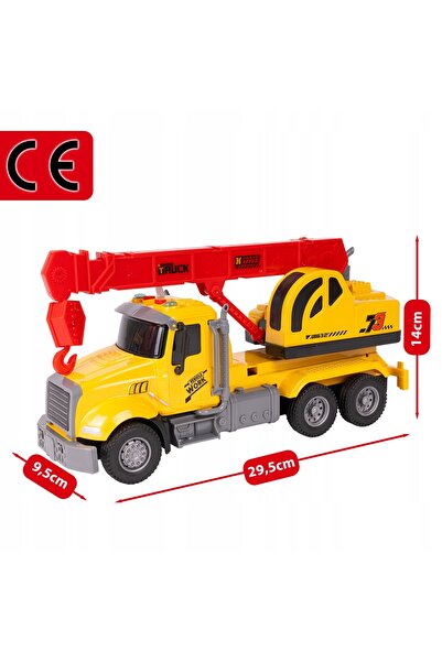 Stator Camion interactiv mare cu funcții de condus și efecte, Macara auto