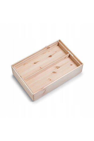 zeller Organizator pentru obiecte mici, inserție din lemn pentru cutie, compa...