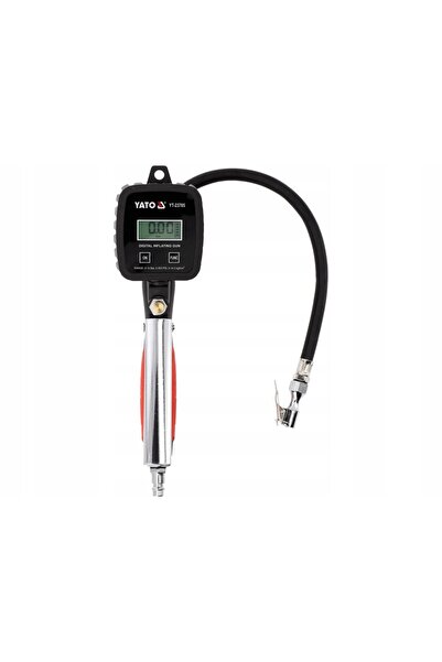 yato Pistol de umflat anvelope digital cu afișaj LCD de 12 bar