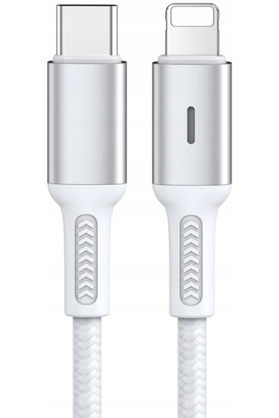NO BRAND Cablu USB-C - Lightning Korgy CLW20 20W 2m Alb