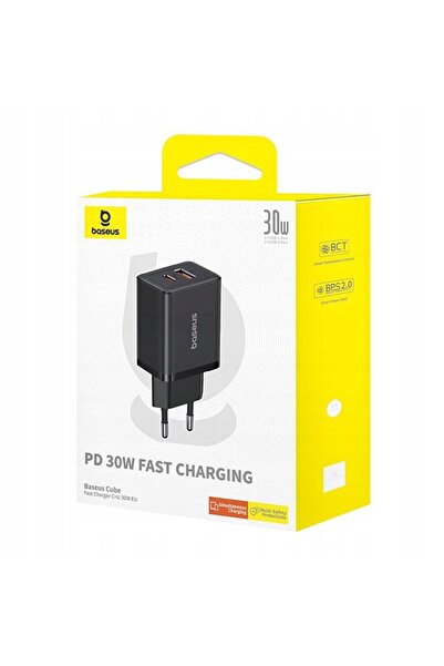 NO BRAND BASEUS CUBE PRO 30W USB-C USB-A ADAPTOR DE ALIMENTARE ÎNCĂRCĂTOR PEN...