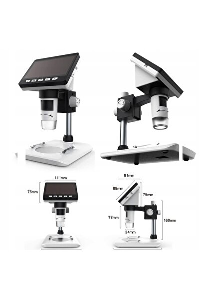 GAT MICROSCOP DIGITAL 1080P MĂRIMENT ȘTIINȚIFIC SUPORT REGLABIL LUPA