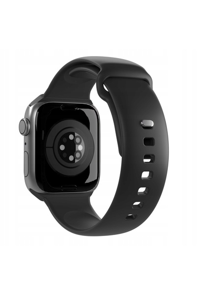 NO BRAND Curea din silicon pur pentru Apple Watch 38 40 41 mm, pachet de 2, r...