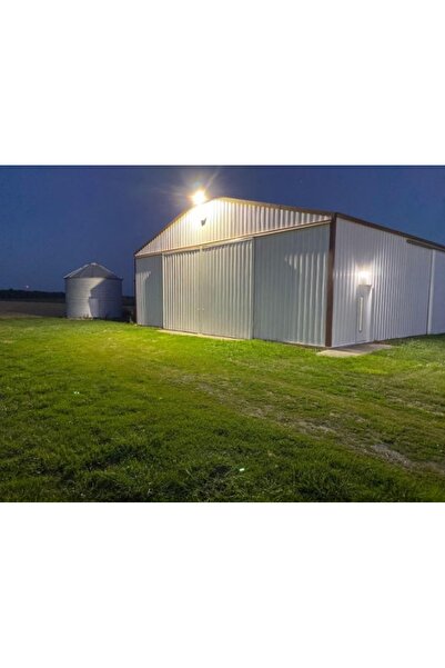 NO BRAND Proiector LED 100W 4000K impermeabil pentru curte pătrată