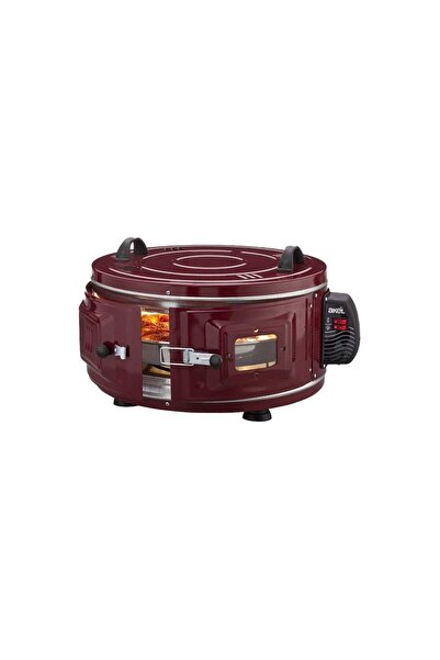 OEM Akel AF-007 Ekonomik Yuvarlak Davul Fırın 46CM 1100W Alüminyum Tepsi Ön G...