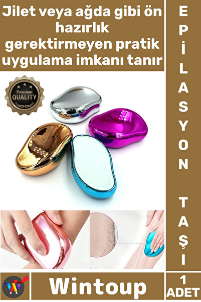 Wintoup #Epilasyon Kristal Nano Teknoloji Acısız Pratik Tüy Alıcı Cilt Peelin...