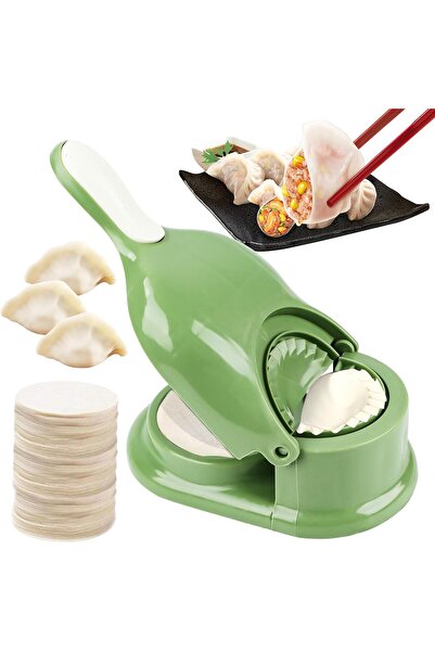 Generic Brand 2 in 1 Dumpling Maker Machine – Manual Gyoza Press, Dumpling Cu...