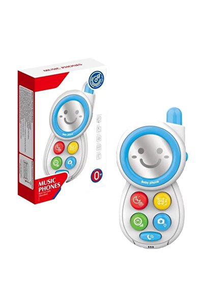 PlayFun Joc Bebe Telefon Albastru, bebelusi sunete efecte luni Telefonul bebe...