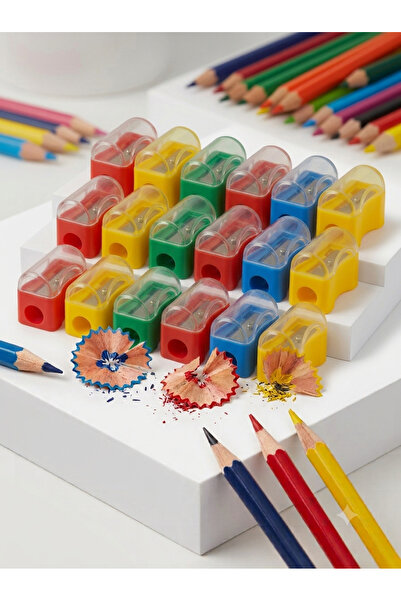 Palet Sanat 24 ADET Kalemtraş Mini Hazneli