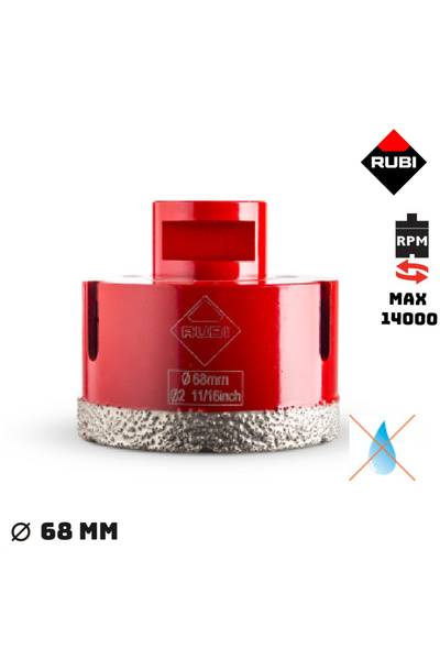 Rubi Burghiu - carotieră DRYGRES 68mm 6961