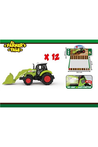 CasaDesteapta.ro Farm Tractor 12pcs/box - Toy for Children, Realistic Design,...