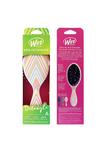 Wet Brush Παιδική βούρτσα μαλλιών για ξεμπέρδεμα με σχέδιο σεβρόν