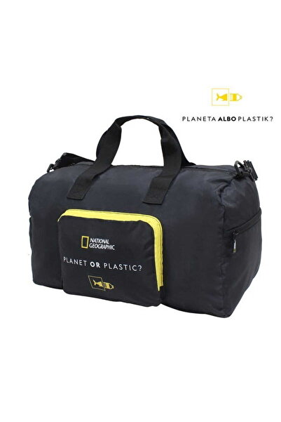 NATIONAL GEOGRAPHIC FOLDABLES 14404 Geantă de călătorie mică pliabilă neagră