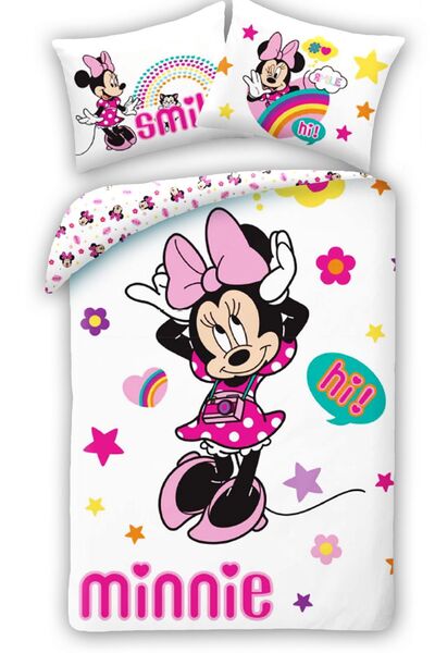 Halantex Lenjerie de pat din bumbac 140x200 Minnie Mouse