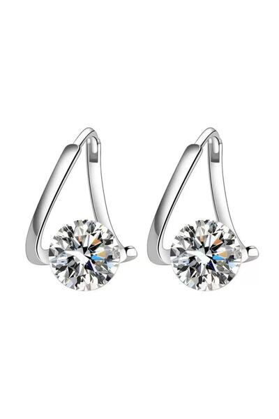 Choice XHH ER304 S New 925 Sterling Silver Earrings 5A Zircon for Women good ...