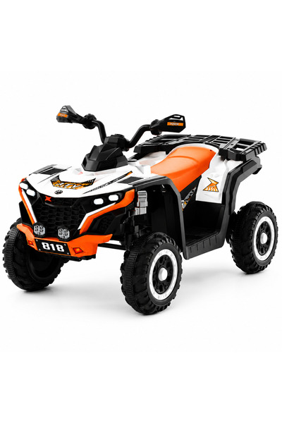 OEM ATV electric cu motor 380W, roți EVA și design sport off-road - Portocaliu